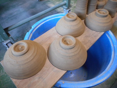 登り窯の作陶！