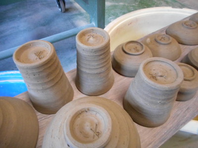 登り窯の作陶！