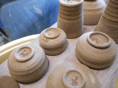 登り窯の作陶！