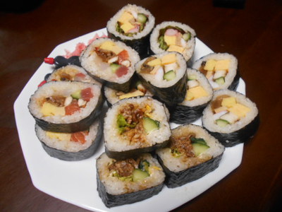 恵方巻？？？　立ち喰い寿司 「魚路」