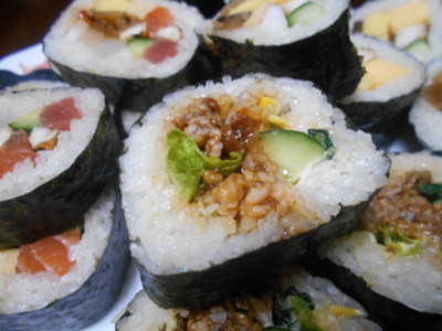 恵方巻？？？　立ち喰い寿司 「魚路」