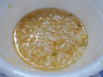 ２度おいしい！　ミニチキンラーメン＆塩むすび