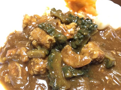 やっぱりコレがええねん！ ヾ(*´∀｀*)ﾉ　海老とゴーヤの夏カレー