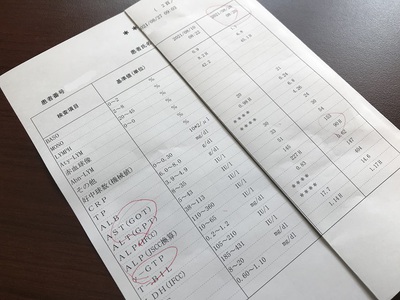 γ-GTP は、どない？？？　たけちゃんの、右肩腱板断裂入院記 ⑮
