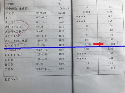 γ-GTP は、どない？？？　たけちゃんの、右肩腱板断裂入院記 ⑮