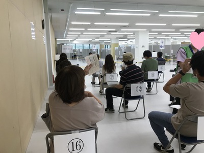 遅ばせながら… ようやく1回目！ (￣▽￣;)　新型コロナワクチン接種