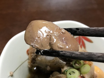 食べたらアカンもんは、やっぱり旨いで！ ヾ(*´∀｀*)ﾉ　おっちゃんの鶏もつ煮