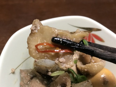 食べたらアカンもんは、やっぱり旨いで！ ヾ(*´∀｀*)ﾉ　おっちゃんの鶏もつ煮