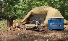 久しぶりの軍幕で夏休みキャンプ 2019/08/21 12:42:55