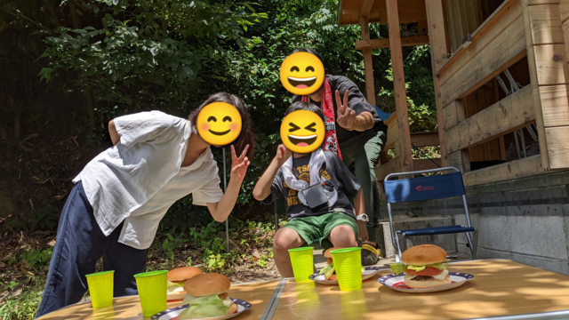 コテージで夏休み