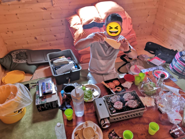 コテージで夏休み