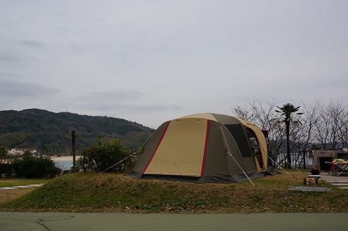 片添ヶ浜海浜公園AC場餅つきキャンプ（2017.1.7-8）