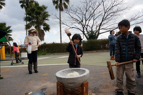 片添ケ浜餅つきキャンプ　（2015.1.10-11）