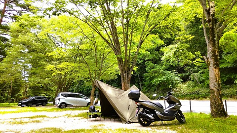 岩倉ファームパーク春のソロキャンプ（2023.5.27-28）
