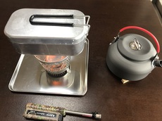 ベランダでキャンプ飯⑩ 2018/04/25 20:05:31