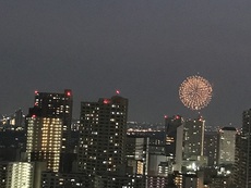 川向こうの花火大会 2018/08/04 20:21:46
