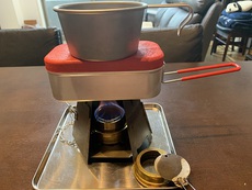 ベランダでキャンプ飯⑰ 2019/08/09 20:18:56