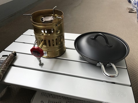 ベランダでキャンプ飯⑤