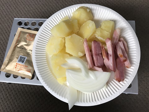 ベランダでキャンプ飯⑤