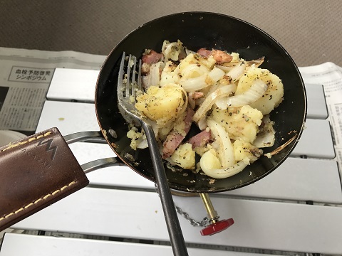 ベランダでキャンプ飯⑤