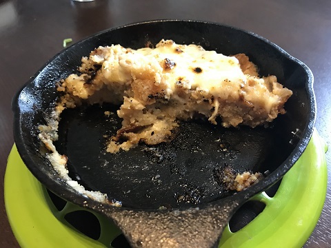 ベランンダでキャンプ飯⑩