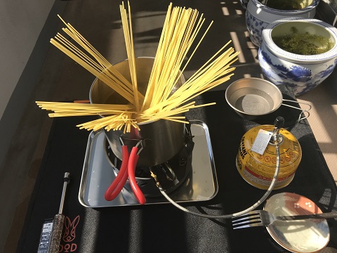 ベランダでキャンプ飯⑫