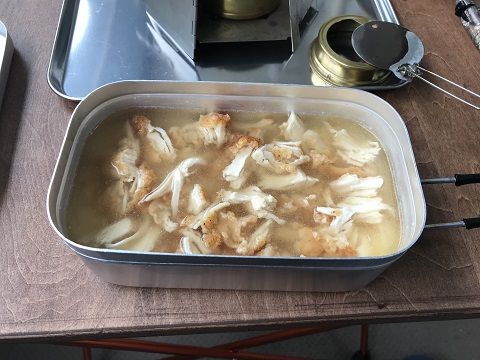 ベランダでキャンプ飯⑬