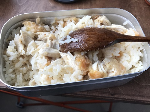 ベランダでキャンプ飯⑬