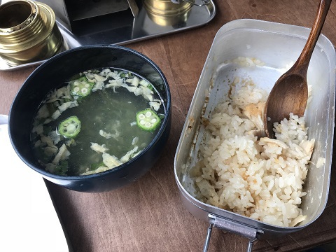 ベランダでキャンプ飯⑬