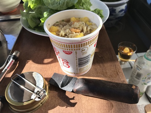 ベランダでキャンプ飯⑰
