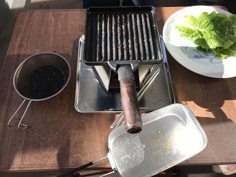 ベランダでキャンプ飯⑰