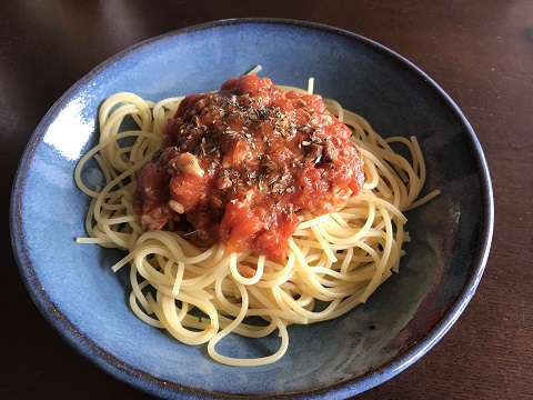 ベランダでキャンプ飯③