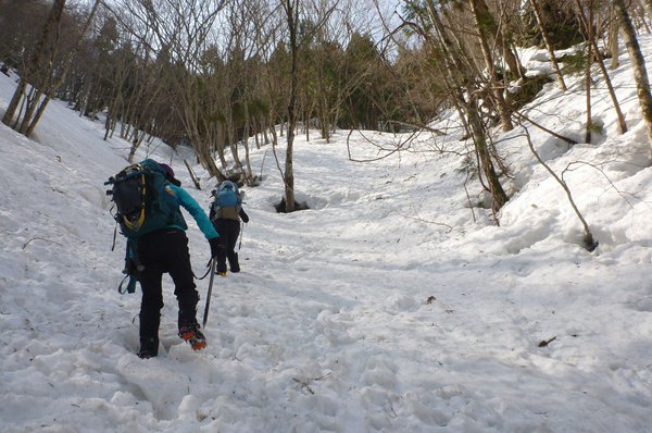 春の陽気の氷ノ山で雪上訓練～！