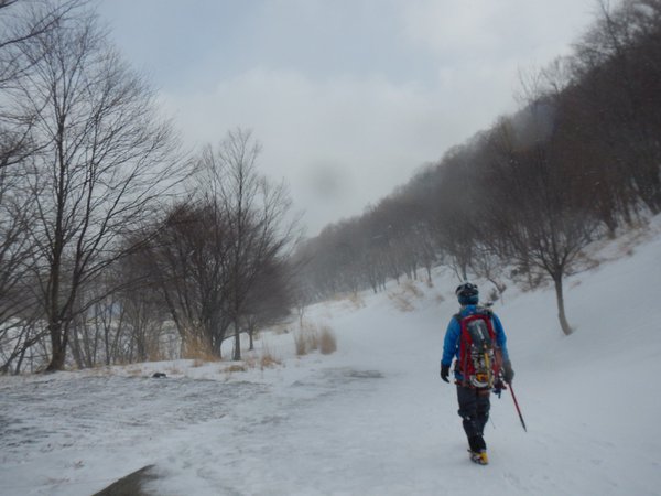 厳冬期・大普賢岳にチャレンジ