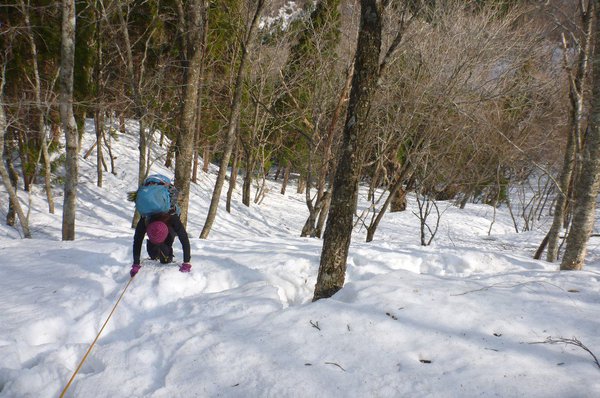 春の陽気の氷ノ山で雪上訓練～！