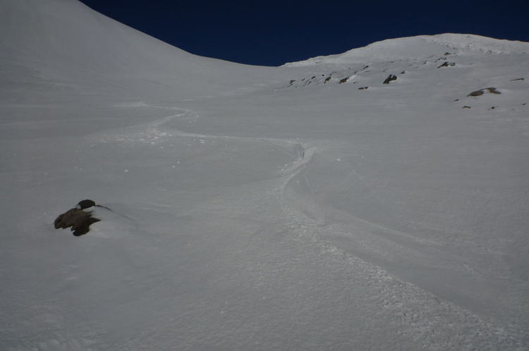 酉年の初滑り  厳冬期の鳥海山はたおやかな雪稜を見せてくれた