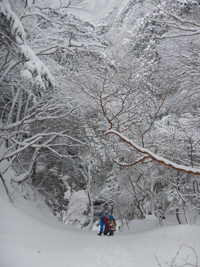 厳冬期・大普賢岳にチャレンジ