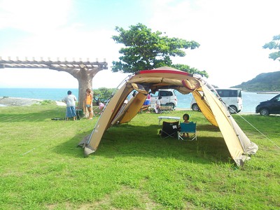回想録（6/22～23）　沖縄初キャンプ in 志喜屋やすらぎパーク