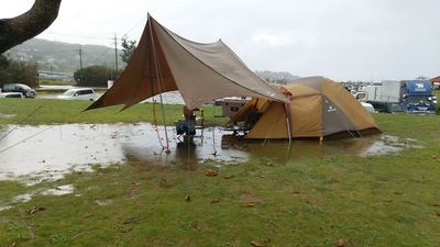豪雨でさんざん in 志喜屋やすらぎパーク