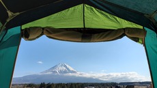 オールドテントで富士山キャンプ 2020/01/04 10:19:00