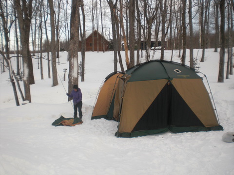 雪中キャンプ　第２弾