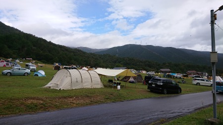 台風キャンプ