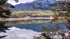 タウシュベツ川橋梁跡と銀河の滝