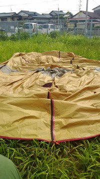 初キャンプ無事終了～♪