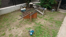 土間小屋 壁張り替え 仕上げ編