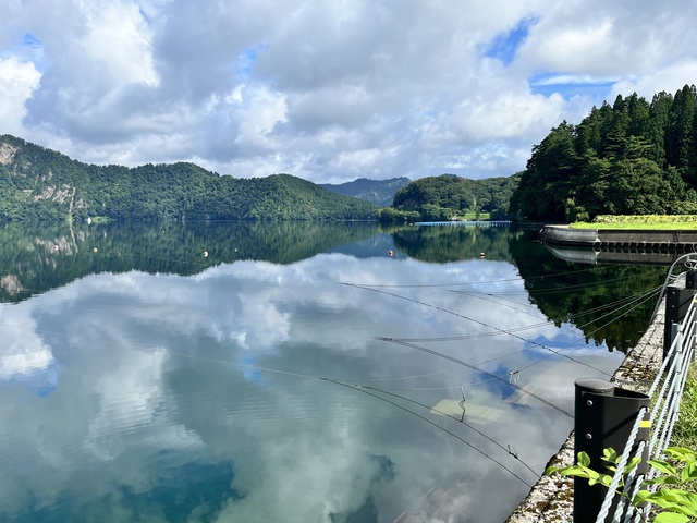 2024.8.13.  沼沢湖の様子