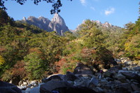 紅葉の大崩山～ワク塚坊主尾根