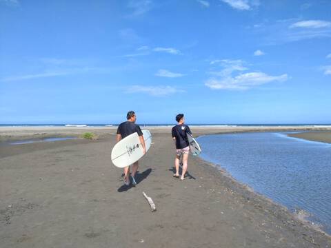 パンピングサーフへ家族旅行