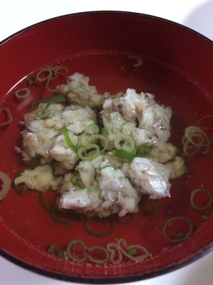 釣ったアジは？