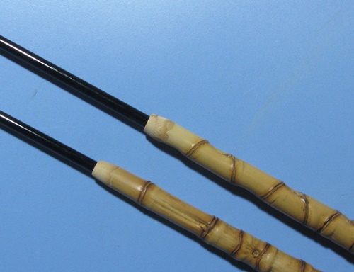 和竿の素材と釣り関連情報 つり具の木下（福岡）:布袋竹＆グラス胴でイカダを竿制作